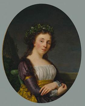 弗朗索瓦 澤維爾 法佈爾 Portrait of Madame Joubert